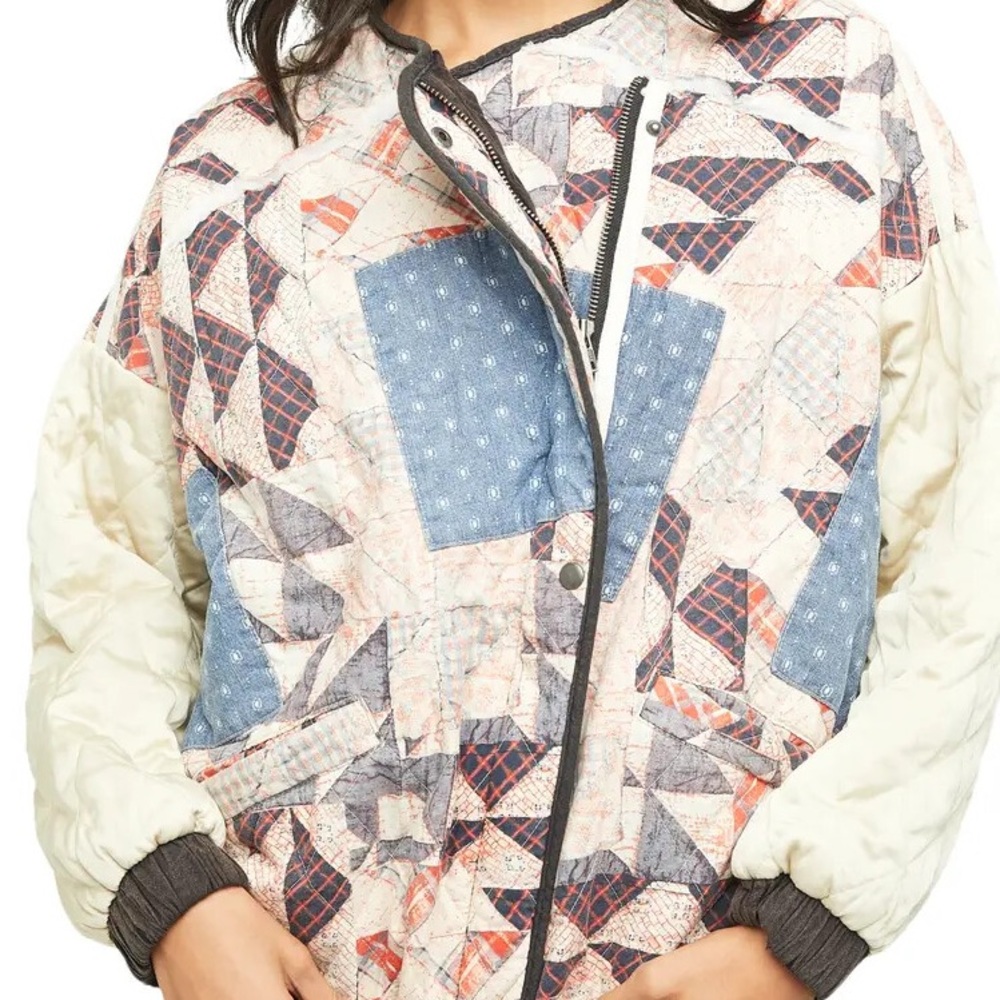 Free People Rudy Quilted Bomber